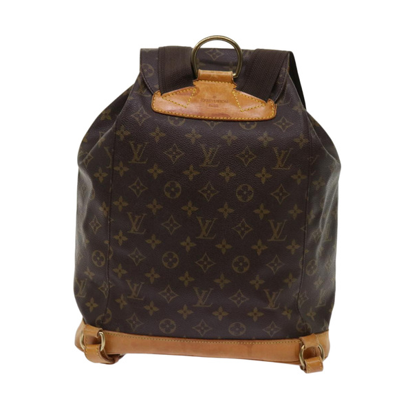 LOUIS VUITTON Monogram Montsouris GM Backpack M51135 LV Auth 62513 - Picture 2 of 16